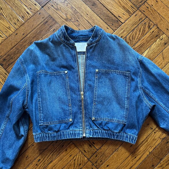 Ulla Johnson - The Alessa Jacket in Danube Medium Indigo Wash - Like New - Picture 1 of 3